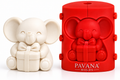 Pavana elephant with gift 3D silicone mold