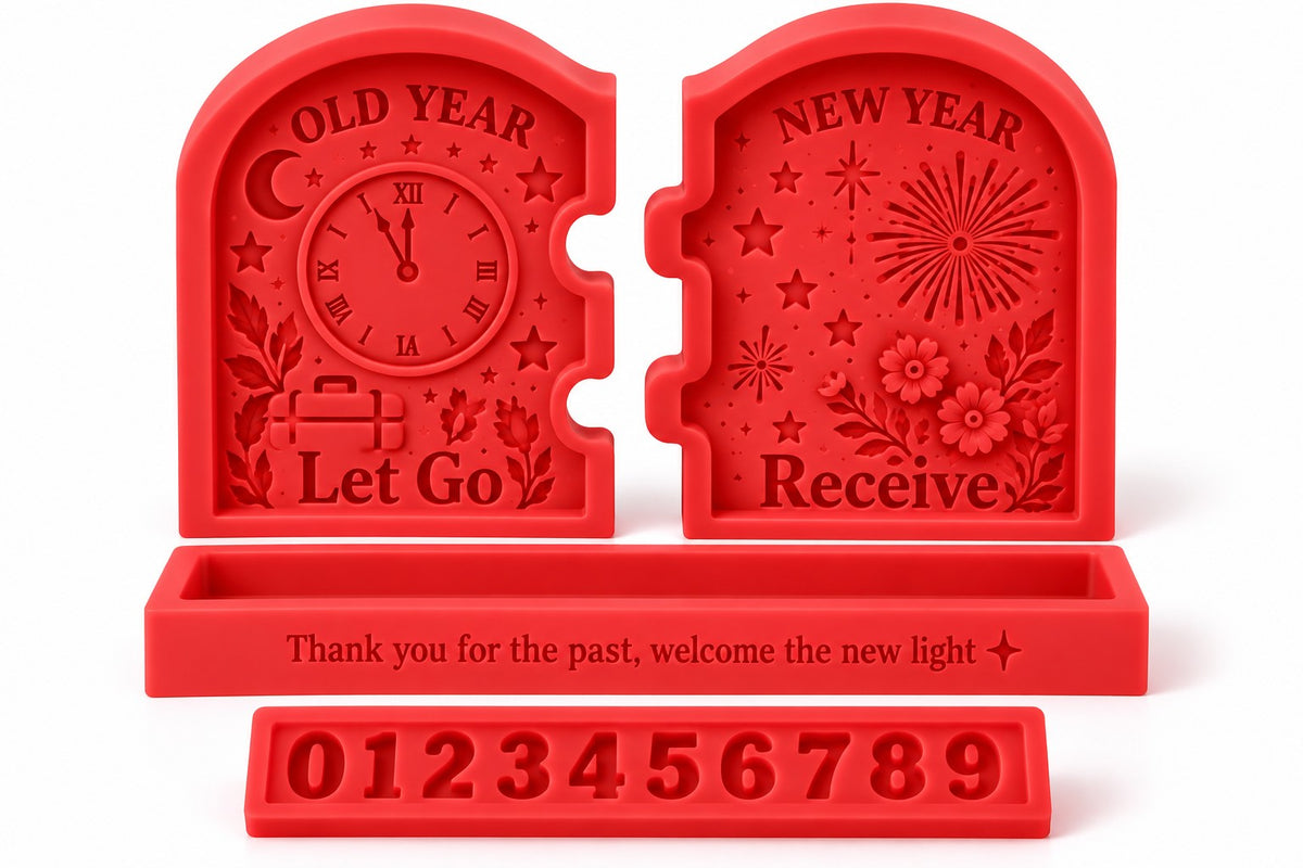 Pavana New Year candle mold English version