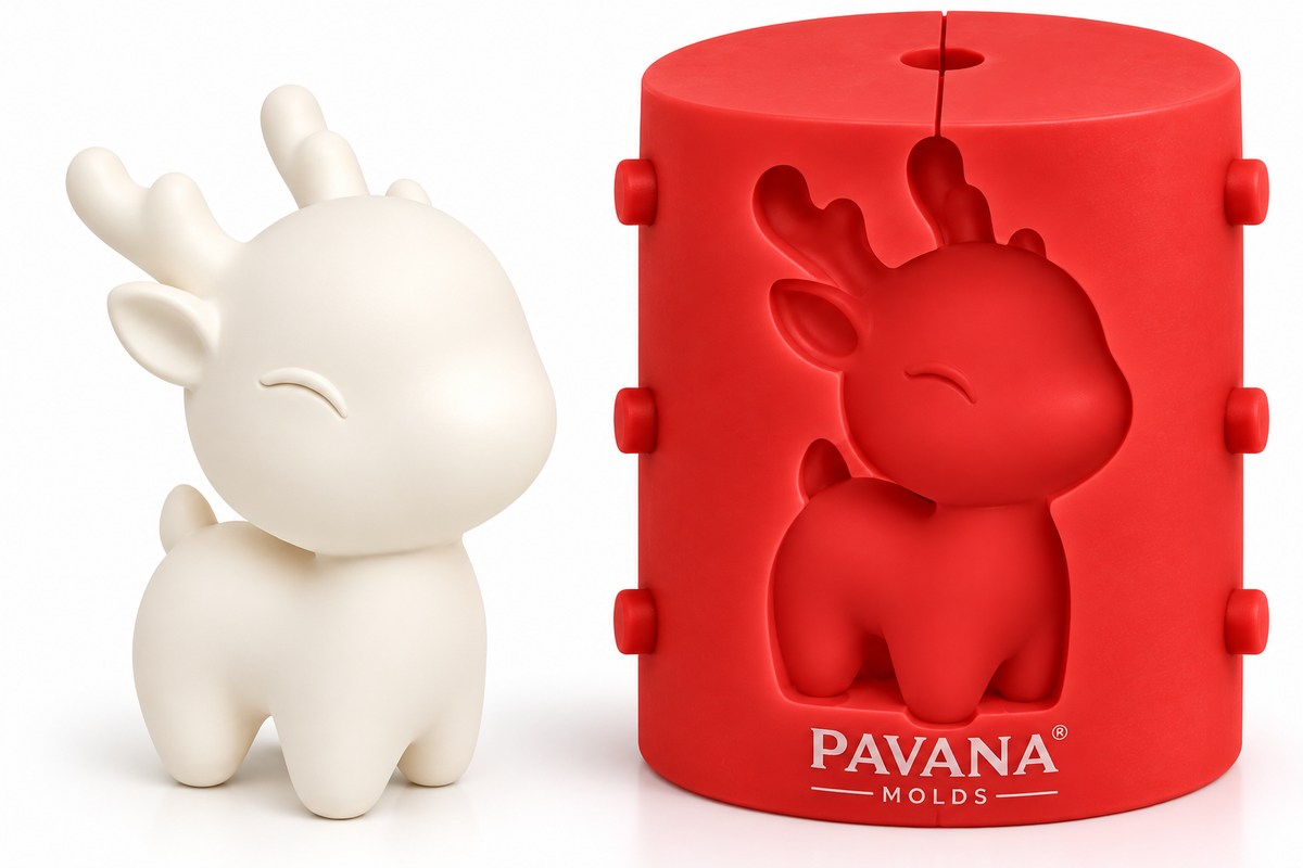 Pavana reindeer 3D silicone mold