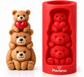 Pavana Sweetheart Teddy Stack candle mold